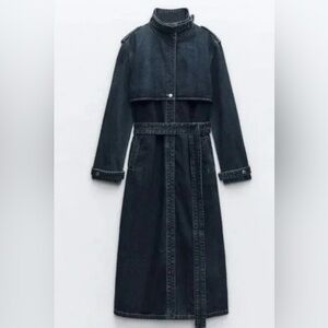 Zara TRF Women’s Trench Coat l: New w/o Tags